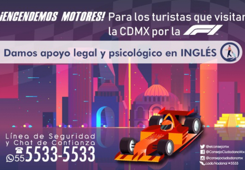 OFRECE CONSEJO CIUDADANO APOYO BILINGÜE PARA ASISTENTES DE LA F1